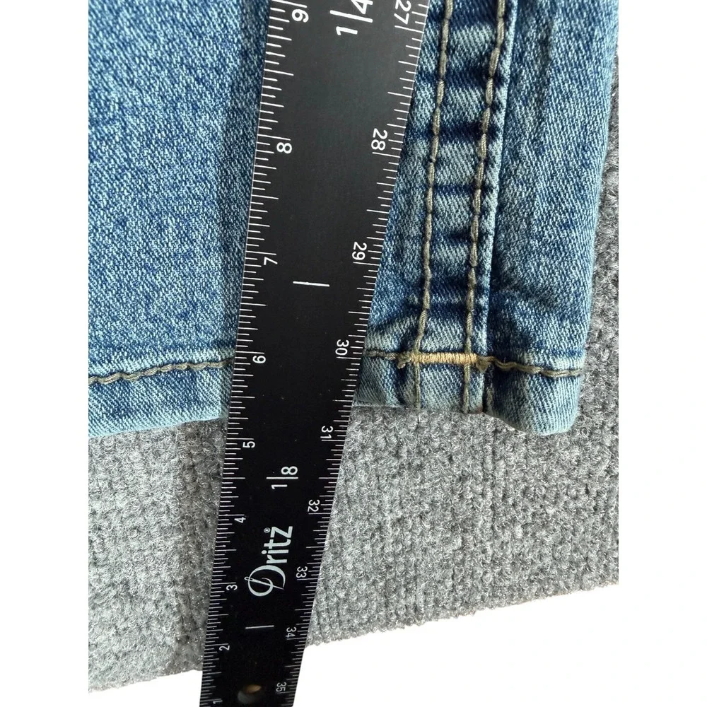 True Religion GENO Relaxed Slim Jeans Mens 38 Blue Denim‎ Stretch Straight Leg